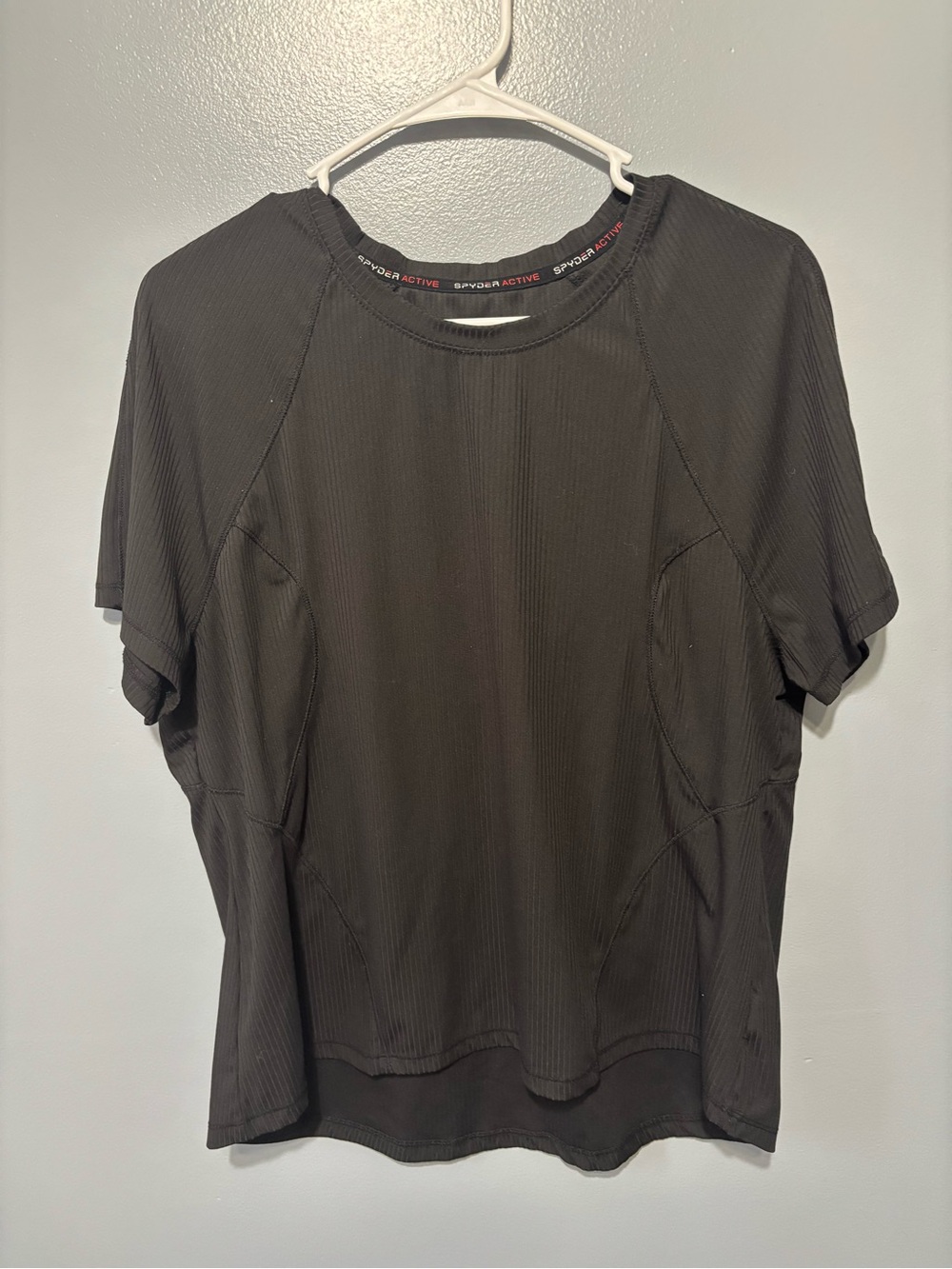 Spyder Black Short Sleeve Performance Tee